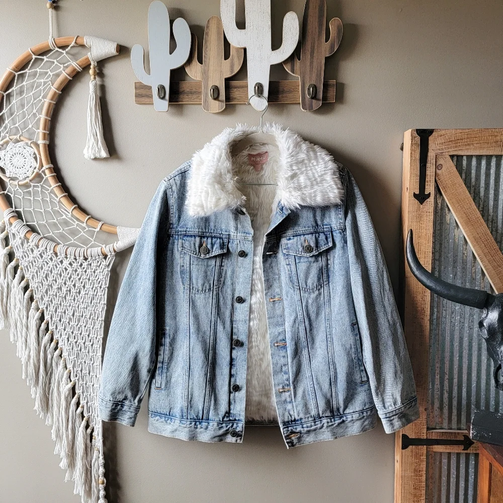 Show Me Your Mumu | Durado Oversized Faux Fur Lined Denim Jacket_4